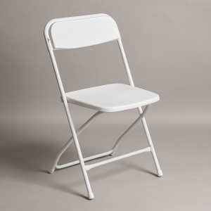Chaises pliantes blanc