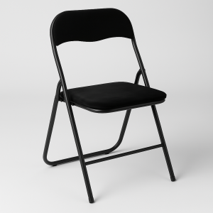 Chaises pliantes noire