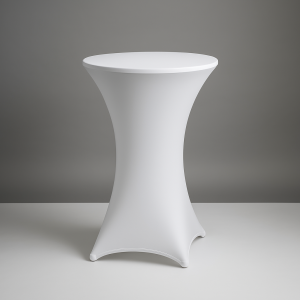 Housse de Table Cocktail Blanche